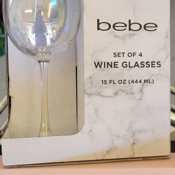 Bebe wine glasses 8 total - Picture 2 of 3